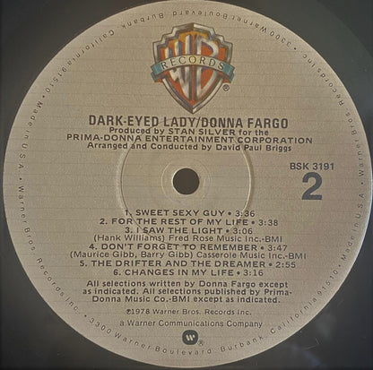 Donna Fargo - Dark-Eyed Lady