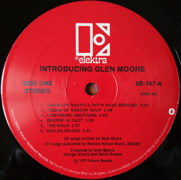 Glen Moore - Introducing