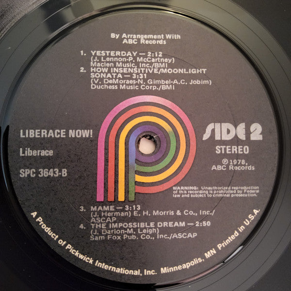 Liberace - Liberace Now!