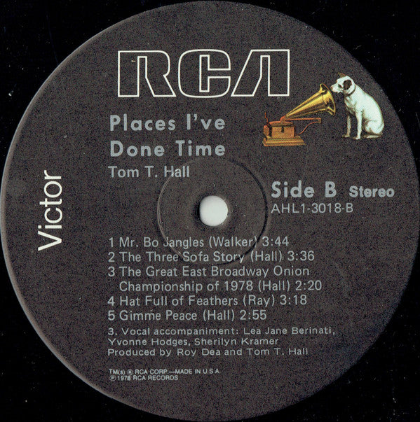 Tom T. Hall - Places I've Done Time