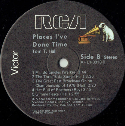 Tom T. Hall - Places I've Done Time