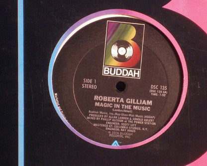 12" Single: Roberta Gilliam - Magic In The Music / Let's Not Rush It