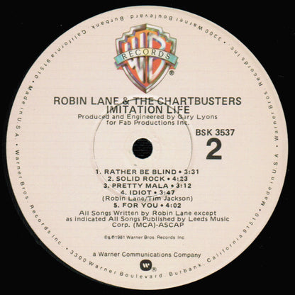 Robin Lane & The Chartbusters - Imitation Life