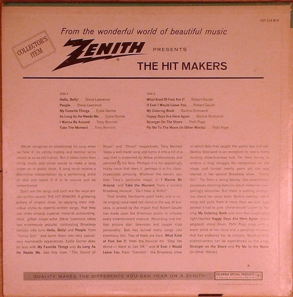 Various - Zenith Presents The Hit Makers