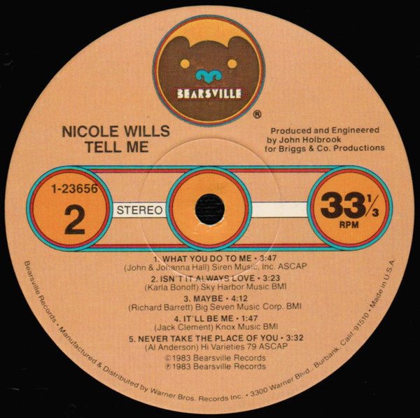 Nicole Wills - Tell Me