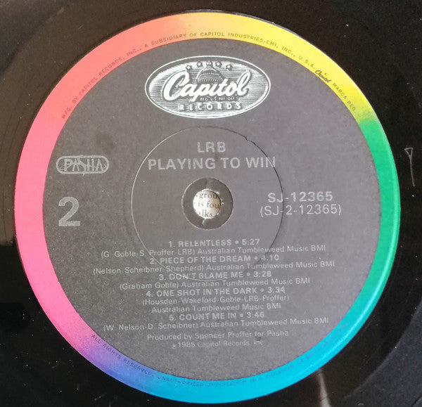 Little River Band - Playing To Win