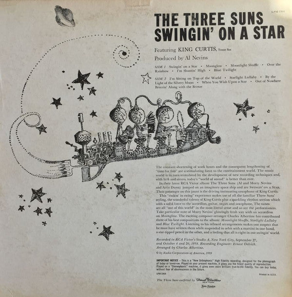 The Three Suns - Swingin' On A Star