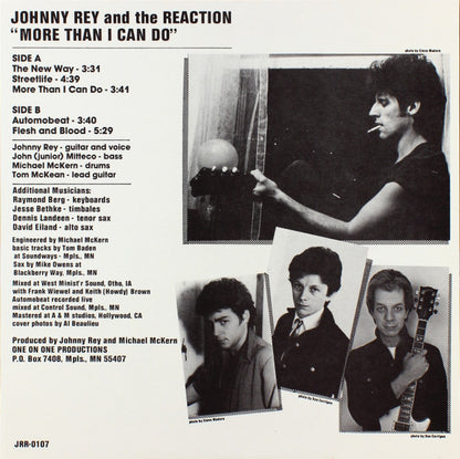 Johnny Rey And The Reaction - More Than I Can Do