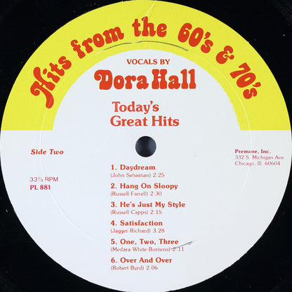 Dora Hall - Hits From The 60's & 70's Record 2: Great Hits