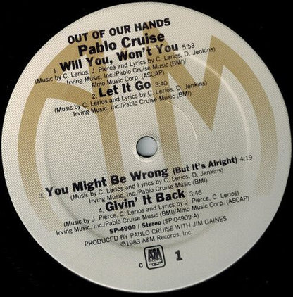 Pablo Cruise - Out Of Our Hands