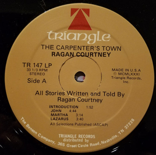 SEALED: Ragan Courtney - The Carpenter's Town