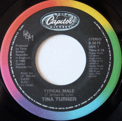 7" Single: Tina Turner - Typical Male