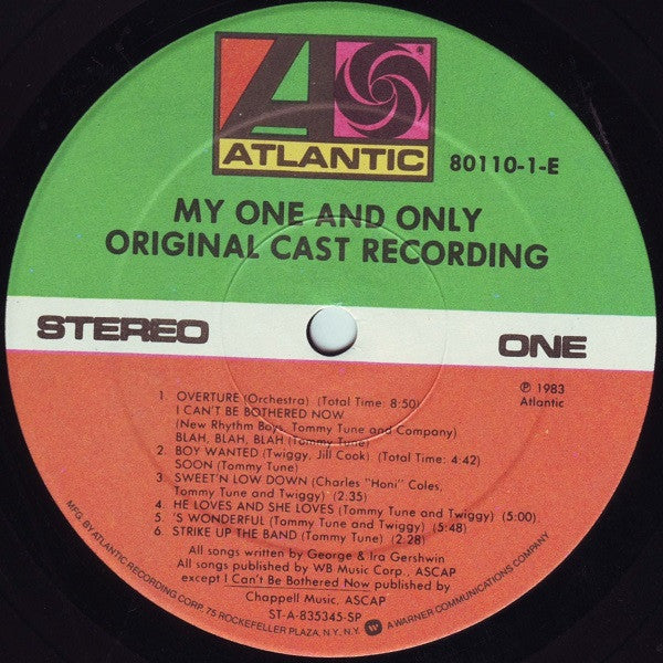 Twiggy, Tommy Tune - My One And Only (Original Cast Recording)