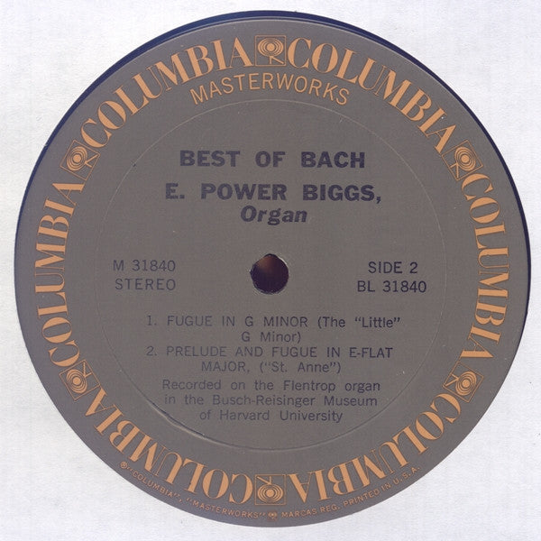 Johann Sebastian Bach, E. Power Biggs - Best Of Bach
