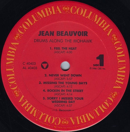Jean Beauvoir - Drums Along The Mohawk