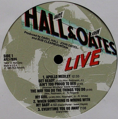 Daryl Hall & John Oates, David Ruffin, Eddie Kendricks - Live At The Apollo