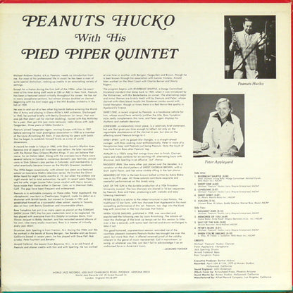 Peanuts Hucko, Pied Piper Quintet, Peter Appleyard - Peanuts Hucko With His Pied Piper Quintet