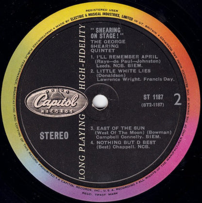 The George Shearing Quintet - Shearing On Stage!