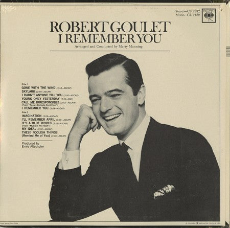 Robert Goulet - I Remember You