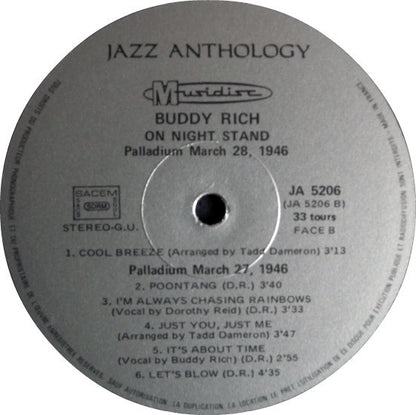 Buddy Rich - One Night Stand - 1946 - Live Sessions At The Palladium, Hollywood