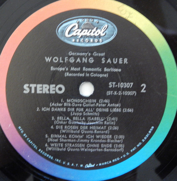 Wolfgang Sauer - Germany's Great Wolfgang Sauer