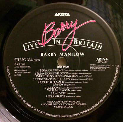 Barry Manilow - Barry Live In Britain