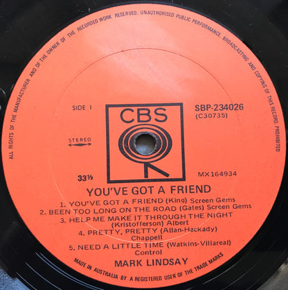 Mark Lindsay - You've Got A Friend