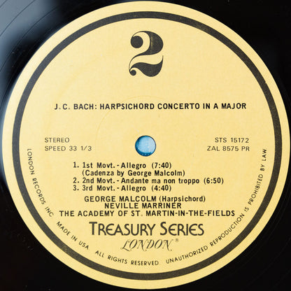 Johann Christian Bach, Joseph Haydn, George Malcolm, The Academy Of St. Martin-in-the-Fields, Sir Neville Marriner - Harpsichord Concertos / Overture In D