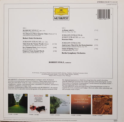 Robert Stolz - Two Hearts In Three-Quarter Time (Favorite Melodies Of Old Vienna)