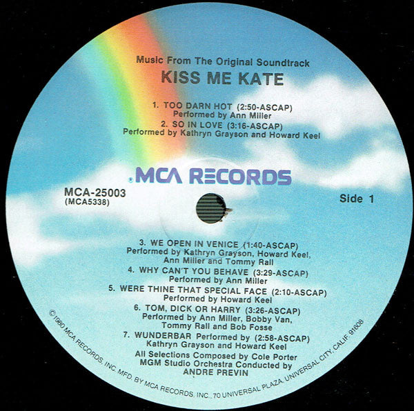 Various - Kiss Me Kate (Music From The Original Soundtrack)