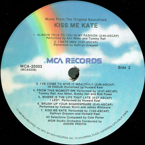 Various - Kiss Me Kate (Music From The Original Soundtrack) – Five Buck Bin