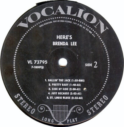 Brenda Lee - Here's Brenda Lee!