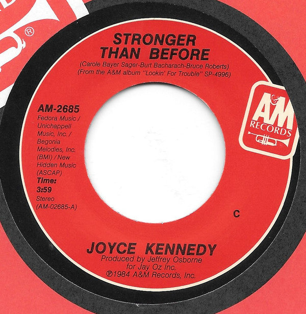 7": Joyce Kennedy - Stronger Than Before