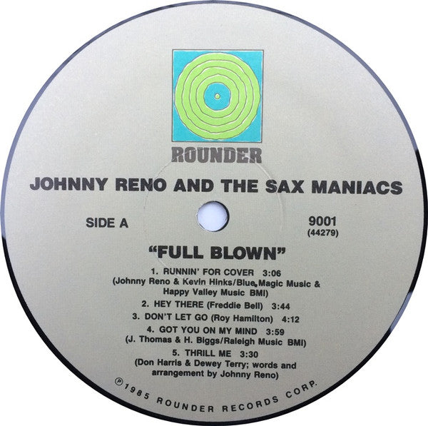 Johnny Reno, The Sax Maniacs - Full Blown