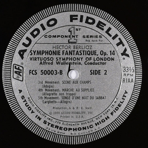 Hector Berlioz, Alfred Wallenstein, Virtuoso Symphony Of London - Symphonie Fantastique