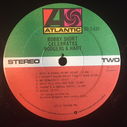 Bobby Short - Bobby Short Celebrates Rodgers & Hart