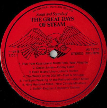 Various - Songs And Sounds Of The Great Days Of Steam