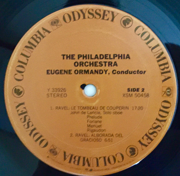 Eugene Ormandy, Maurice Ravel, The Philadelphia Orchestra - Bolero / Tombeau / Alborada