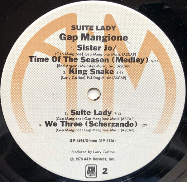 Gap Mangione - Suite Lady