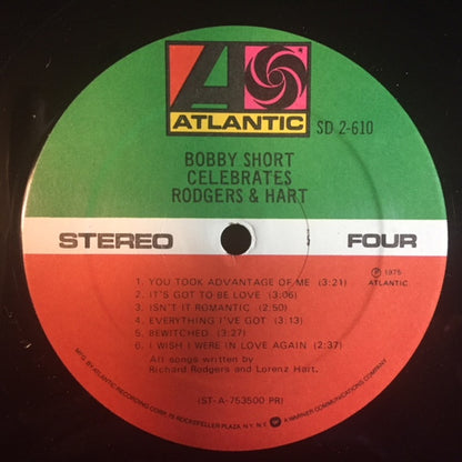 Bobby Short - Bobby Short Celebrates Rodgers & Hart