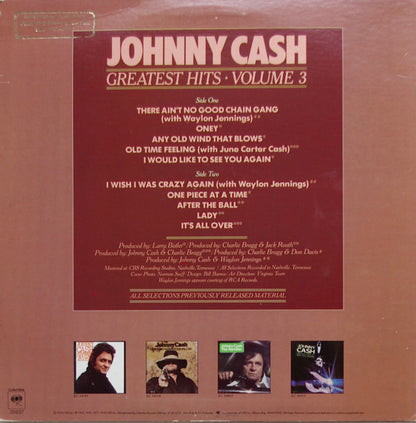 Johnny Cash - Greatest Hits Volume 3