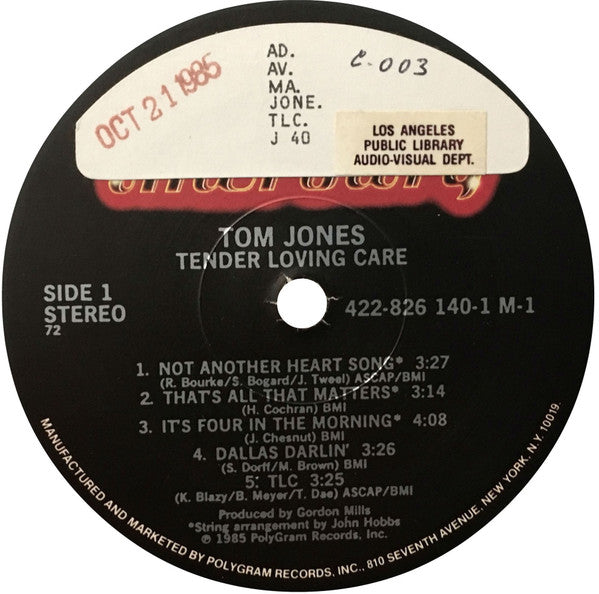Tom Jones - Tender Loving Care