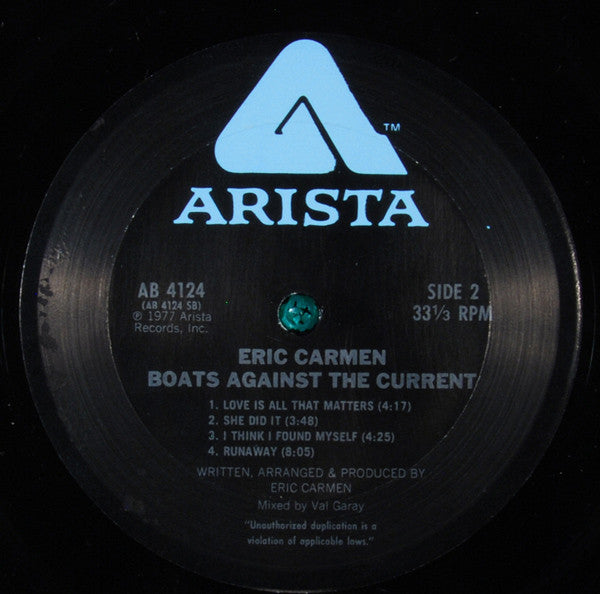 Eric Carmen - Boats Against The Current