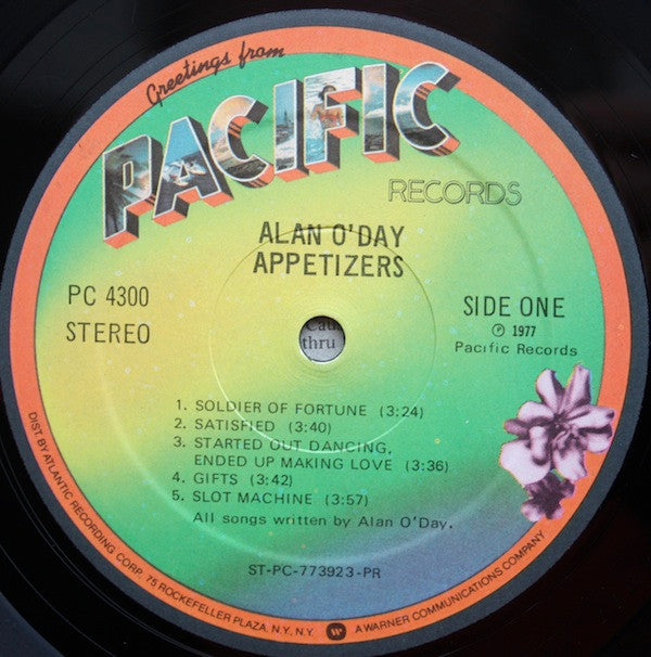 Alan O'Day - Appetizers