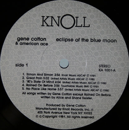 Gene Cotton - Eclipse Of The Blue Moon