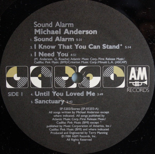 Michael Anderson (5) - Sound Alarm