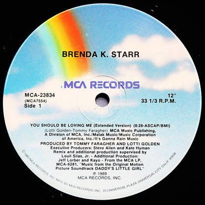 12" Single: Brenda K. Starr - You Should Be Loving Me (12" Version)