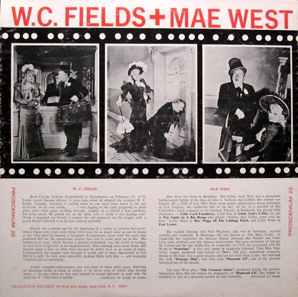 W.C. Fields, Mae West - W. C. Fields & Mae West