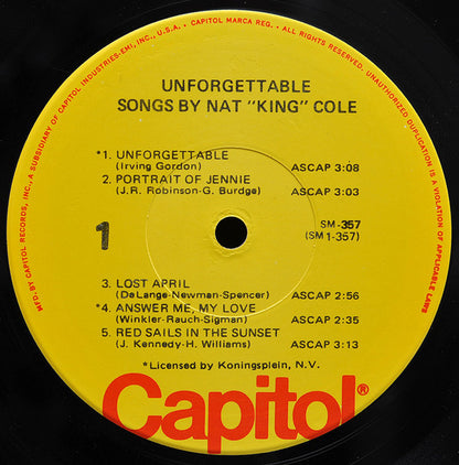Nat King Cole - Unforgettable
