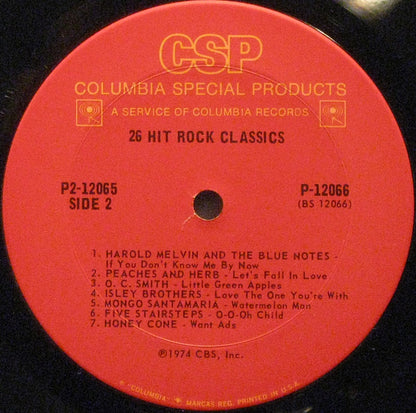 Various - 26 Hit Rock Classics